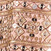 Peach Tissue Palazzo Suit with Hand Embroidery